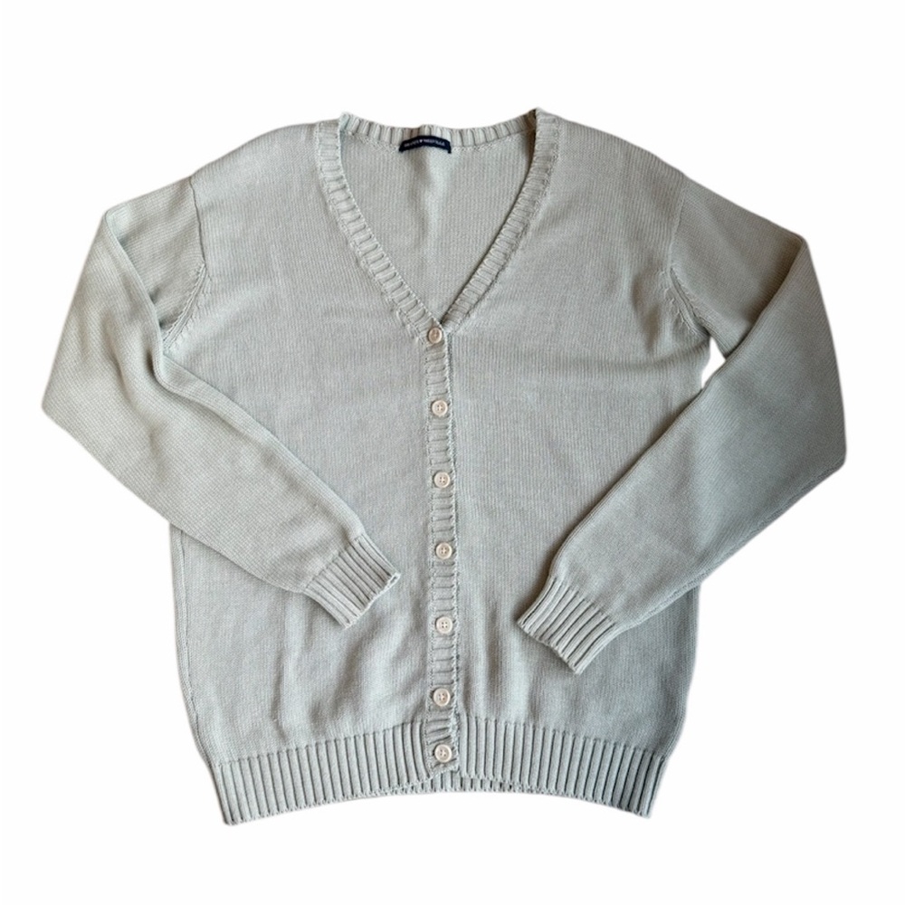 Brandy Melville sage green v-neck cardigan